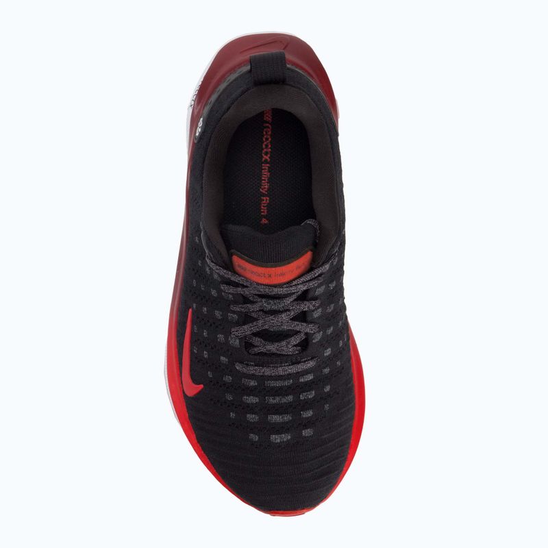 Scarpe da corsa da uomo Nike InfinityRN 4 Extra Wide nero / rosso squadra / rosso fuoco 5