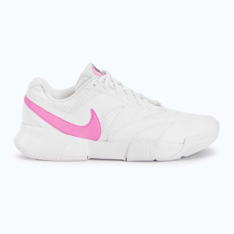 Scarpe da tennis da donna Nike Court Lite 4 bianco/nero/rosa brillante 2