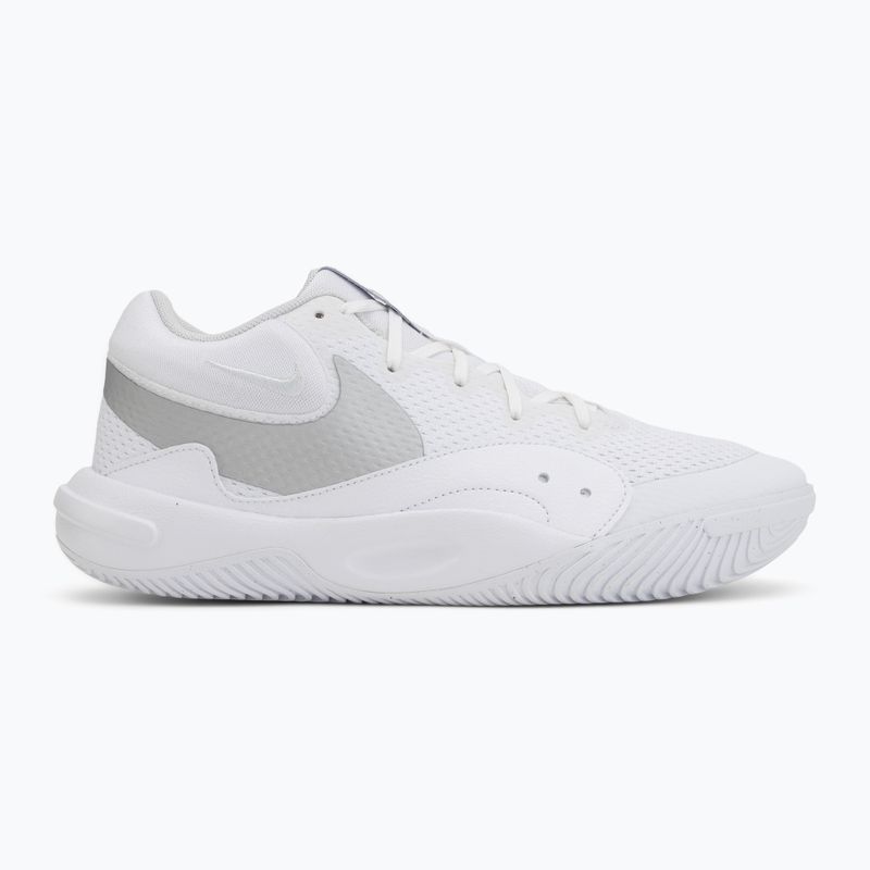 Scarpe da pallavolo Nike Hyperquick Court Flight white/photon dust/metallic silver 2