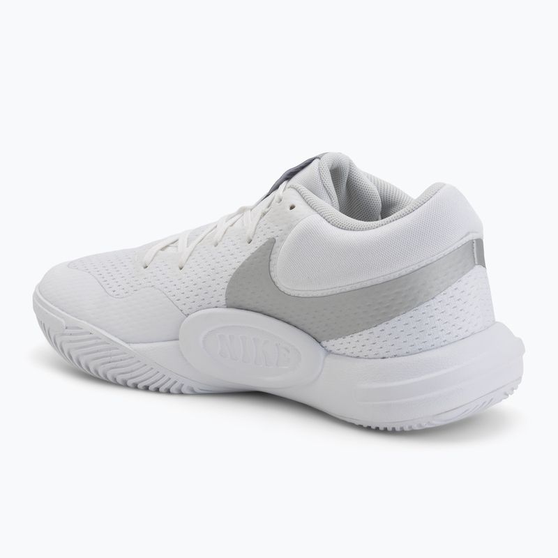 Scarpe da pallavolo Nike Hyperquick Court Flight white/photon dust/metallic silver 3