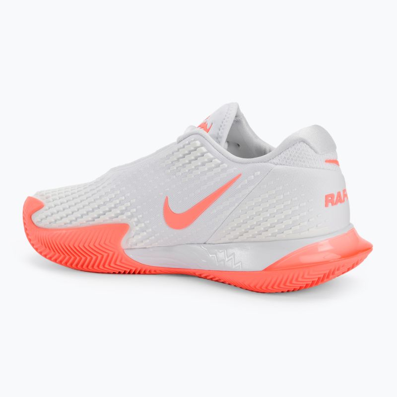Scarpe da tennis da uomo Nike Air Zoom Vapor Cage 4 Rafa Clay bianco/bianco/mango brillante 3