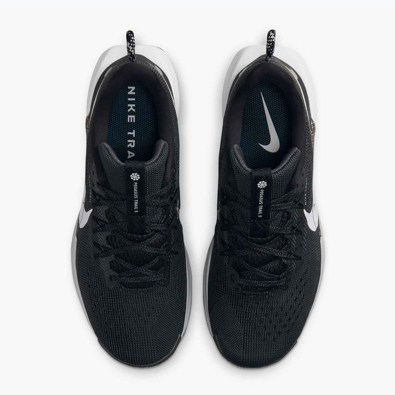 Nike Pegasus Trail 5 donne scarpe da corsa nero / bianco / antracite / lupo grigio 7