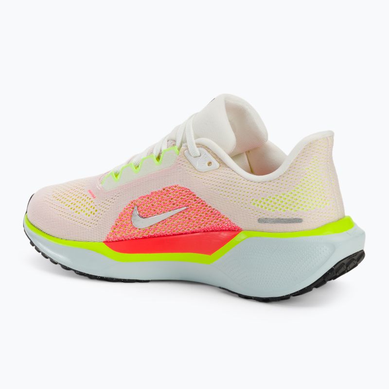 Nike Pegasus 41 vertice bianco / brillante cremisi / ghiacciaio blu / cromo scarpe da corsa delle donne 3