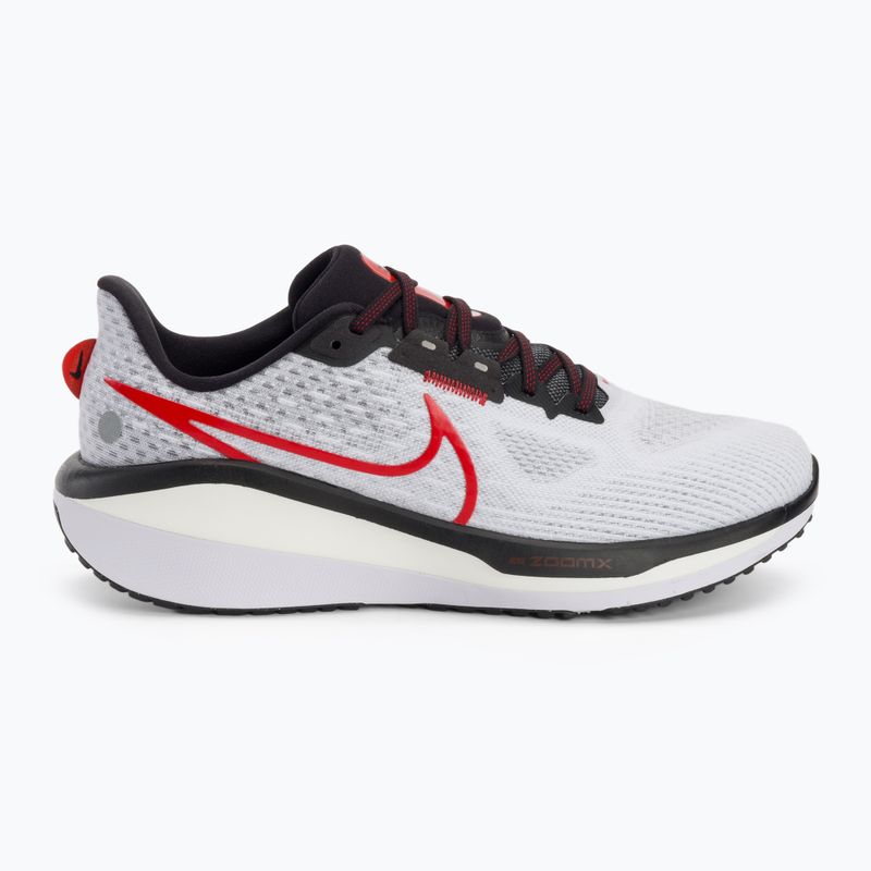 Scarpe da corsa da uomo Nike Vomero 17 bianco/rosso fuoco/platino tinta/nero 2