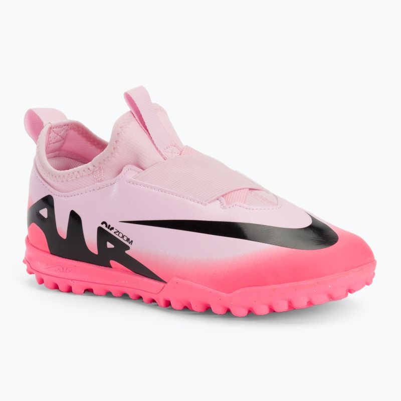 Scarpe da calcio per bambini Nike Zoom Mercurial Vapor 15 Academy TF rosa schiuma/nero