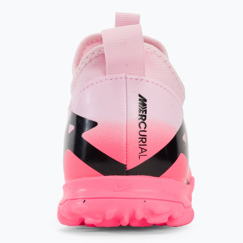 Scarpe da calcio per bambini Nike Zoom Mercurial Vapor 15 Academy TF rosa schiuma/nero 6