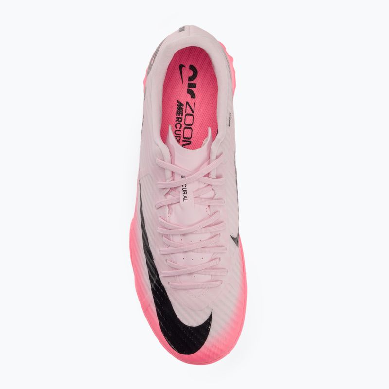 Scarpe da calcio Nike Zoom Mercurial Vapor 15 Academy TF rosa schiuma/nero 5