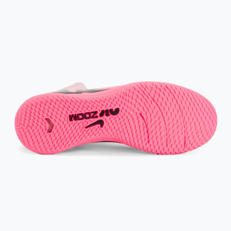 Scarpe da calcio per bambini Nike Jr Zoom Mercurial Vapor 15 Academy IC rosa schiuma/nero 4