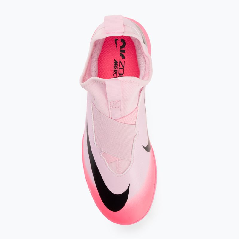 Scarpe da calcio per bambini Nike Jr Zoom Mercurial Vapor 15 Academy IC rosa schiuma/nero 5