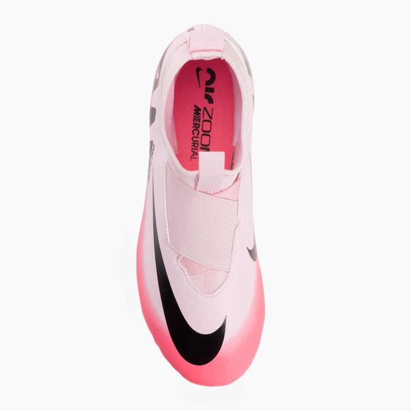 Scarpe da calcio per bambini Nike Zoom Mercurial Superfly 9 Academy FG/MG rosa schiuma/nero 5