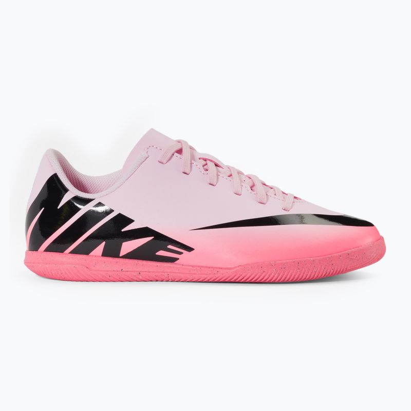 Scarpe da calcio per bambini Nike Mercurial Vapor 15 Club IC rosa schiuma/nero 2