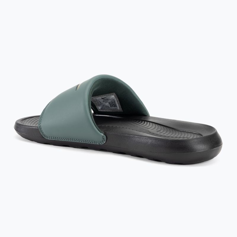 Infradito da uomo Nike Victori One Slide nero/verde vintage/bronzine 3