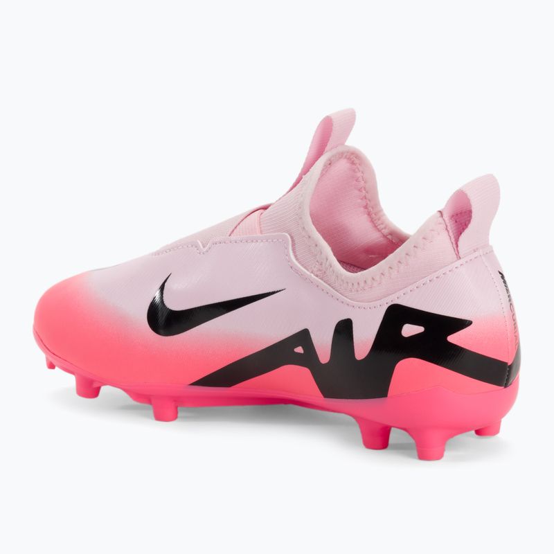 Scarpe da calcio per bambini Nike Zoom Mercurial Vapor 15 Academy FG/MG rosa schiuma/nero 3