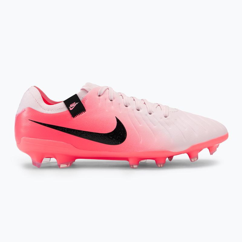 Nike Legend 10 Pro FG rosa schiuma/nero scarpe da calcio 2