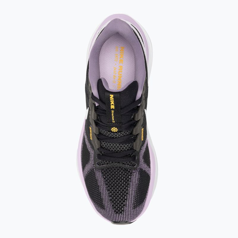 Nike Structure 25 scarpe da corsa donna nero / daybreak / lilac bloom / bianco 5