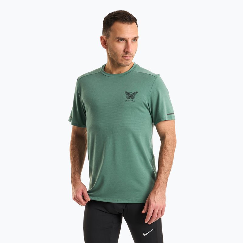 Maglietta da uomo Nike Dri-Fit Rise 365 Running Division bicoastal/verde scuro/nero