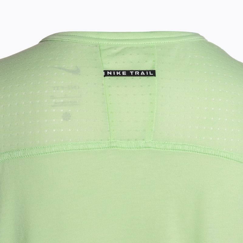Canotta da corsa Nike Solar Chase da uomo verde vapore/oliva neutra/nero 6