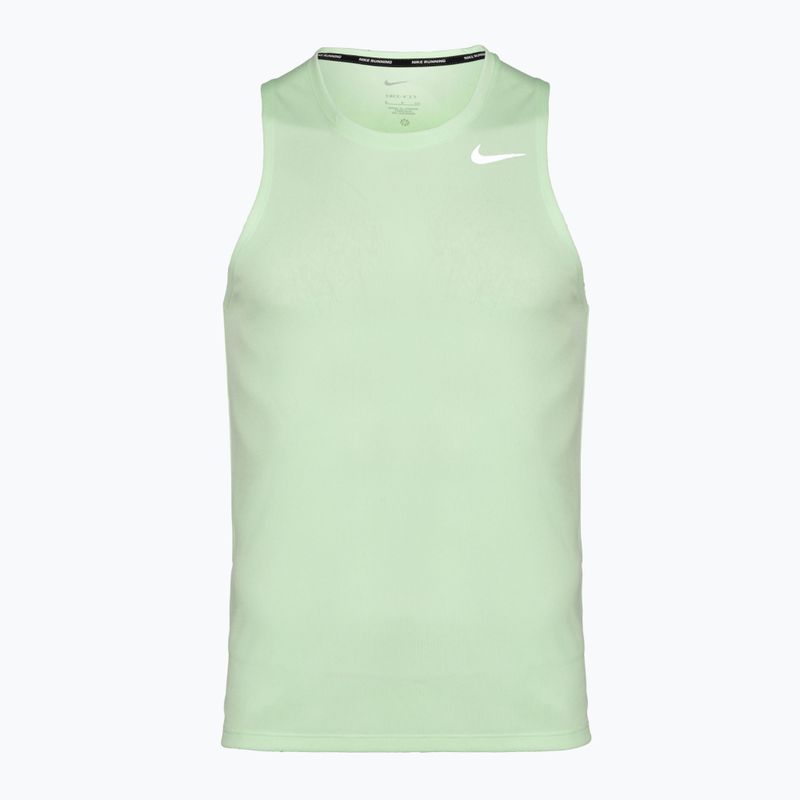 Canotta da running Nike Dri-Fit Miler da uomo, verde vapore