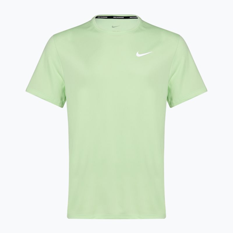 Maglietta da corsa Nike Miler Dri-Fit UV vapor verde Uomo