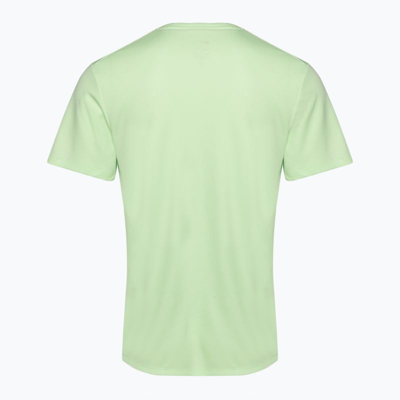 Maglietta da corsa Nike Miler Dri-Fit UV vapor verde Uomo 2