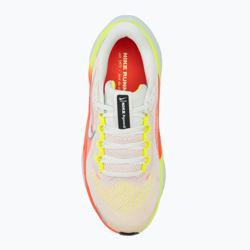 Nike Pegasus 41 scarpe da corsa da bambino bianco/cremisi/blu ghiacciaio/cromo 5