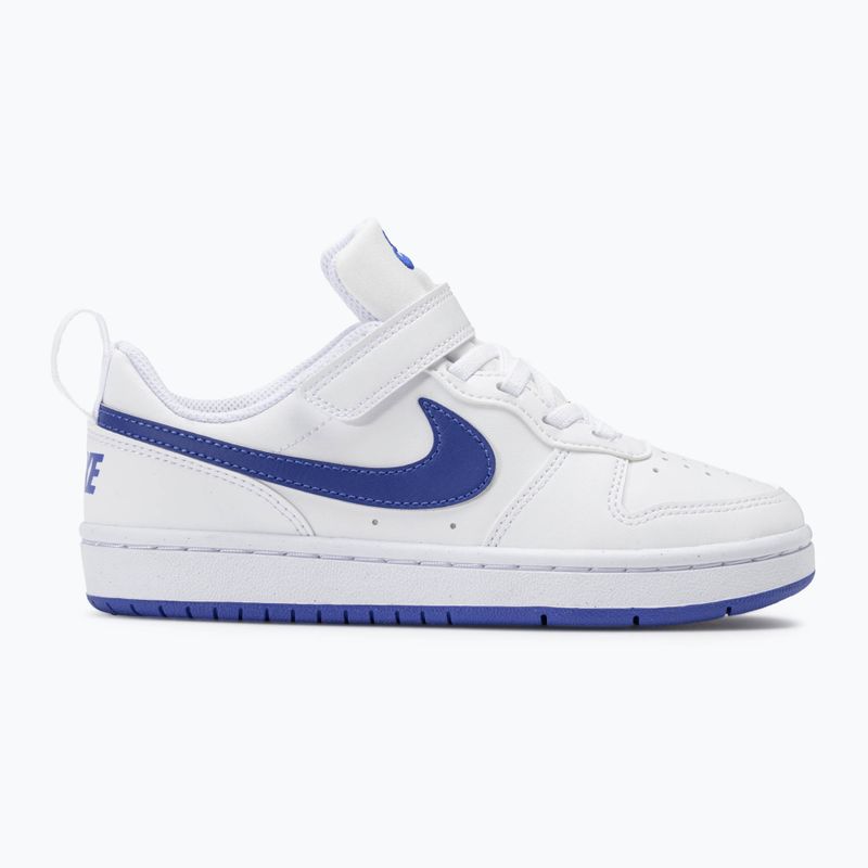 Nike Court Borough Low scarpe da bambino Recraft bianco/hyper royal 2