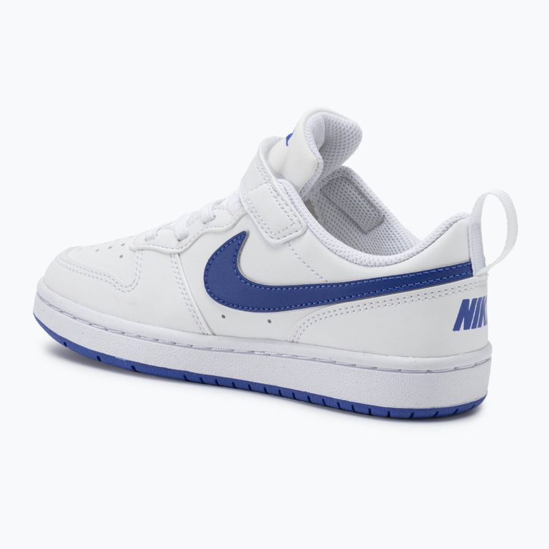 Nike Court Borough Low scarpe da bambino Recraft bianco/hyper royal 3