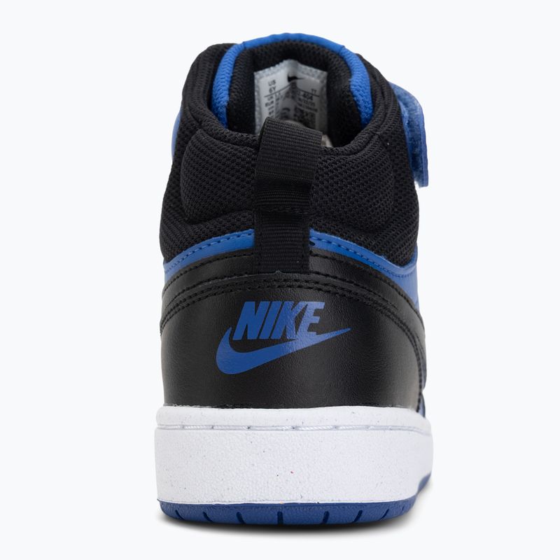 Scarpe da bambino Nike Court Borough Mid 2 game royal/white/black 6