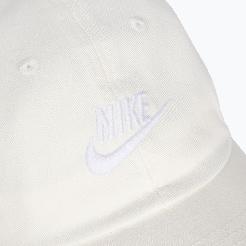 Cappello da baseball Nike Club Unstructured Futura Wash vela/bianco 3