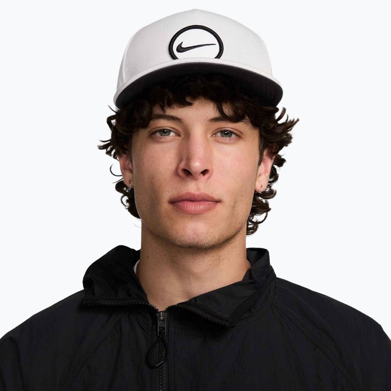 Berretto da baseball Nike Pro Dri-Fit Structured fotone polvere/antracite/bianco 5