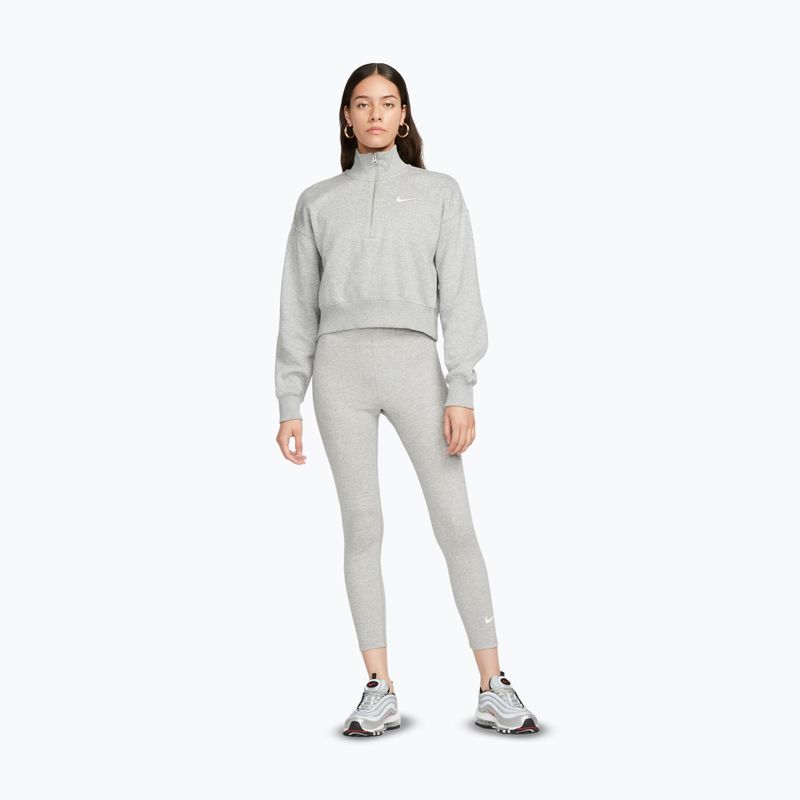 Leggings da donna Nike Sportswear Classic dark grey heather/sail 2