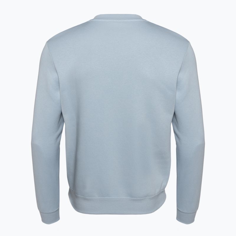 Felpa Nike Sportswear Fleece Crew Uomo blu armeria/grigio ferro chiaro 2