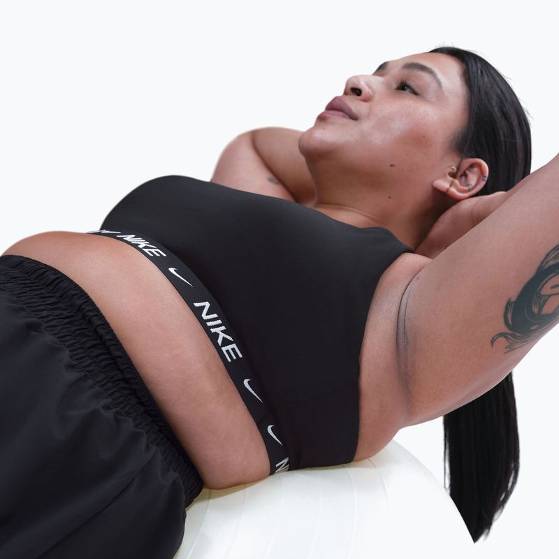 Biustonosz treningowy Nike Indy Light Support Plus Size black/black/white 6