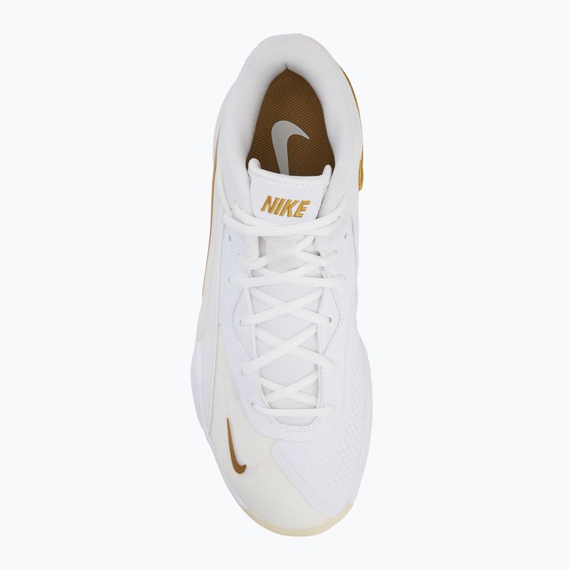 Scarpe Nike React Hyperset 2 bianco/bianco/oro metallico 5
