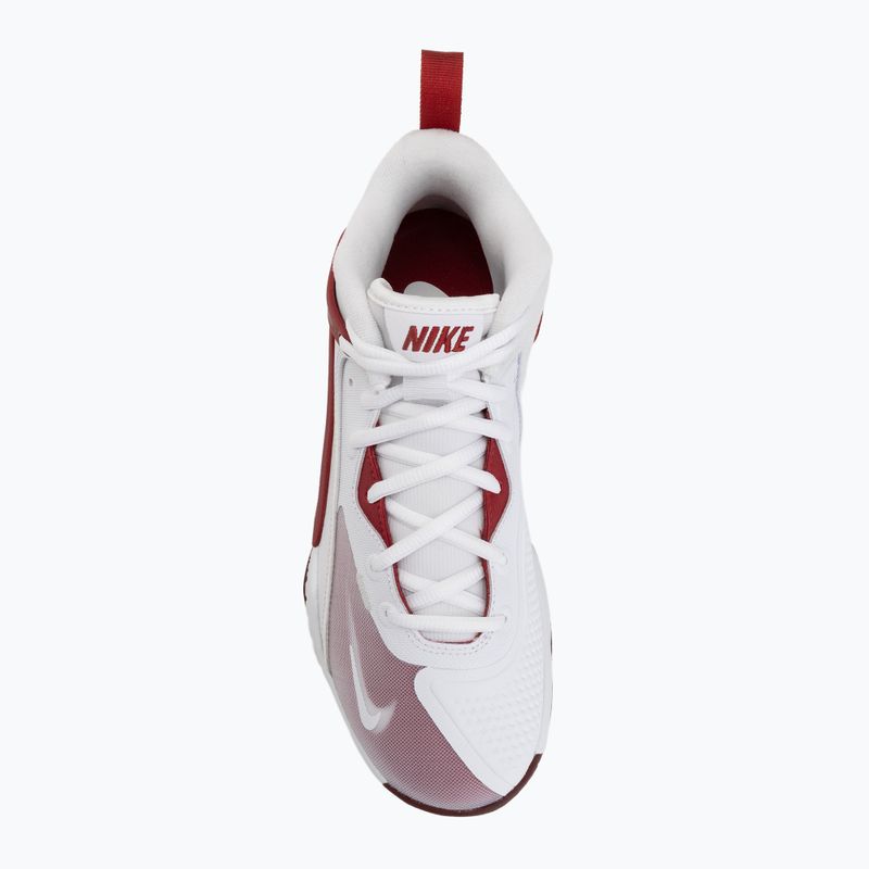Scarpe da pallavolo Nike React Hyperset 2 white/team crimson 5