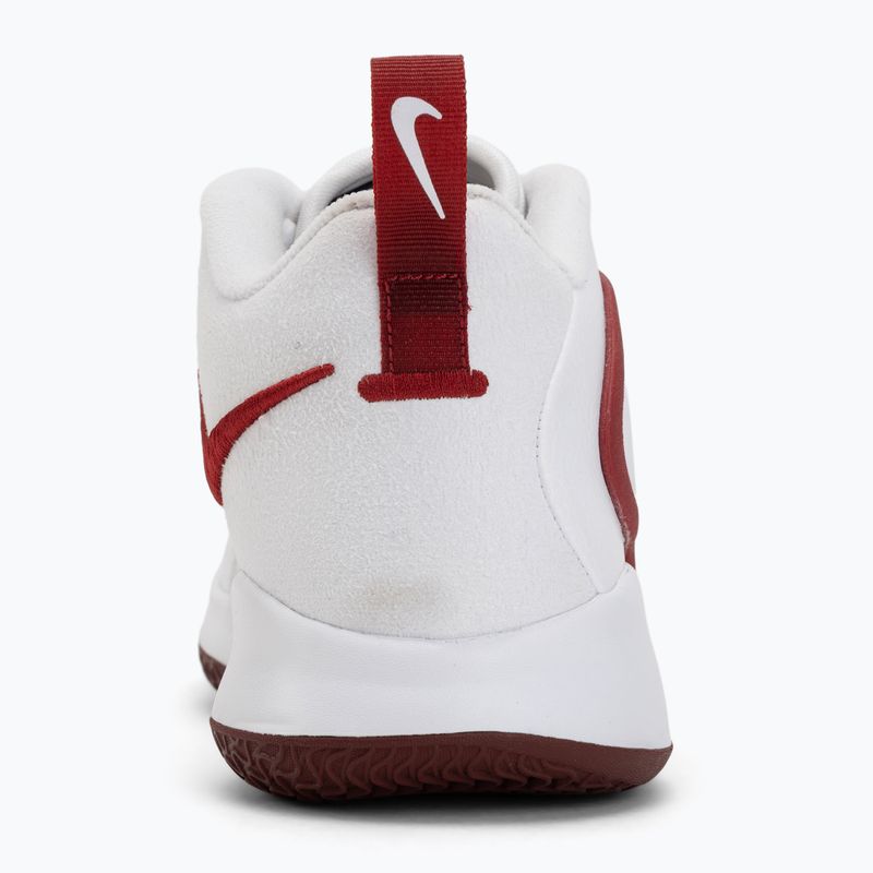 Scarpe da pallavolo Nike React Hyperset 2 white/team crimson 6