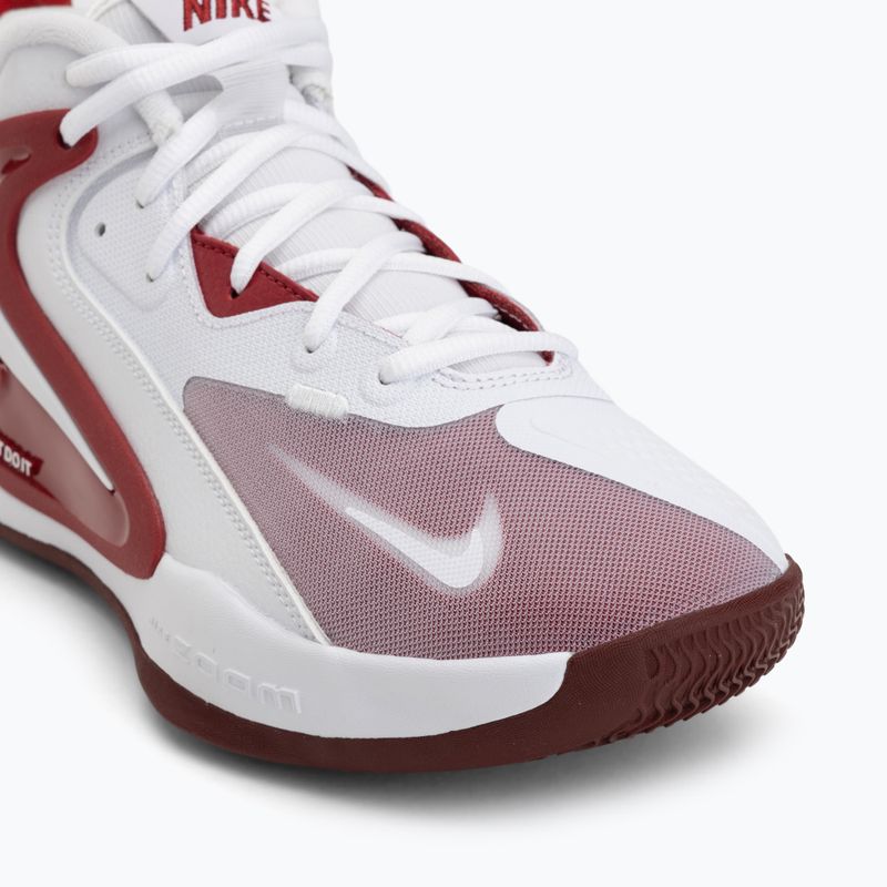 Scarpe da pallavolo Nike React Hyperset 2 white/team crimson 7