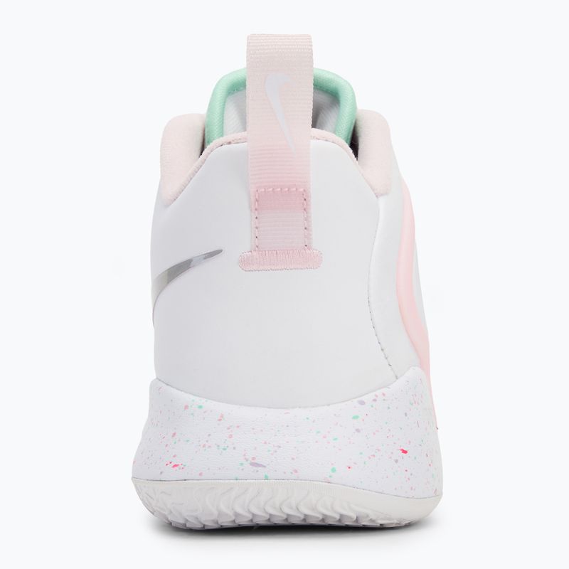 Nike Hyperset 2 SE scarpe da pallavolo bianco/hyper pink/mint foam/violet mist/pink foam 6