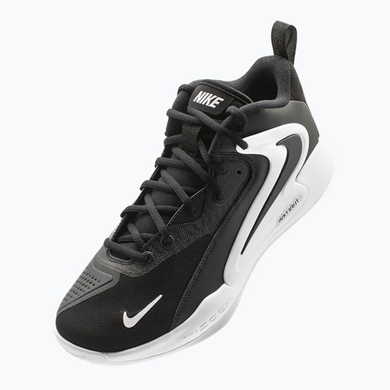 Nike React Hyperset 2 scarpe da pallavolo nero/nero/bianco 4