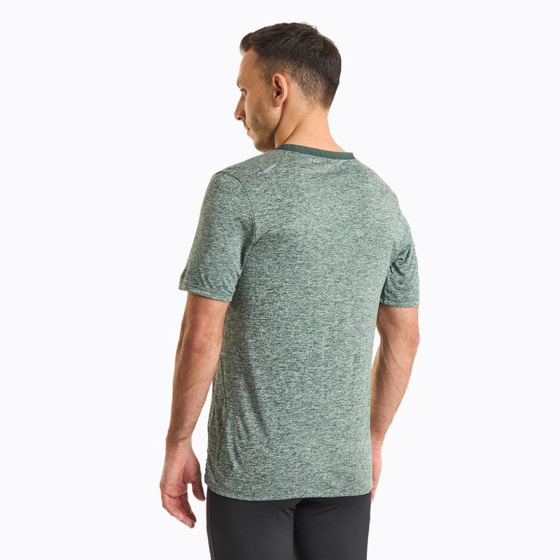 Maglietta da corsa Nike Dri-Fit Rise 365 verde vintage/etereo da uomo 2