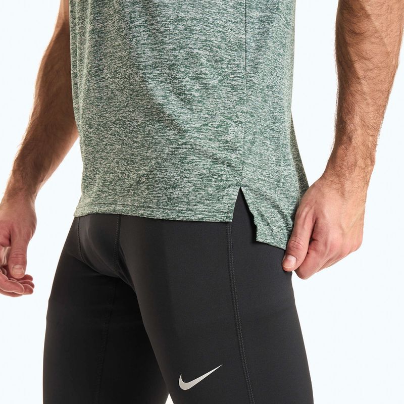 Maglietta da corsa Nike Dri-Fit Rise 365 verde vintage/etereo da uomo 4