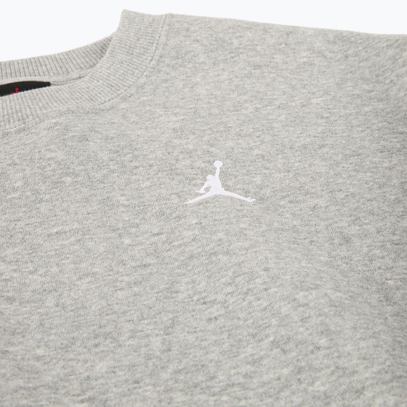 Felpa donna Jordan Brooklyn Fleece dark grey heather/white 9