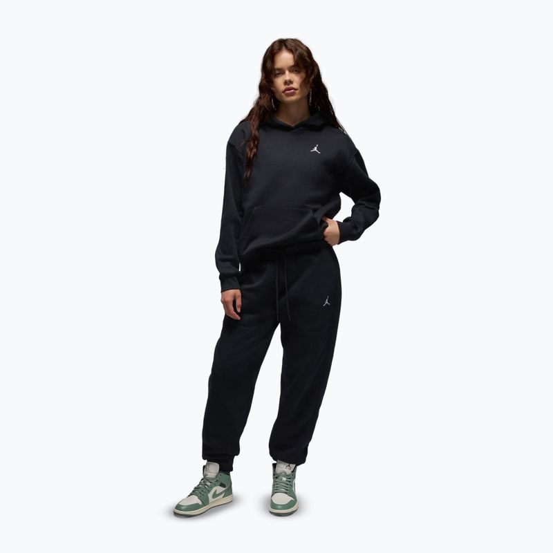 Felpa donna Jordan Brooklyn Fleece Hoodie black/white 2