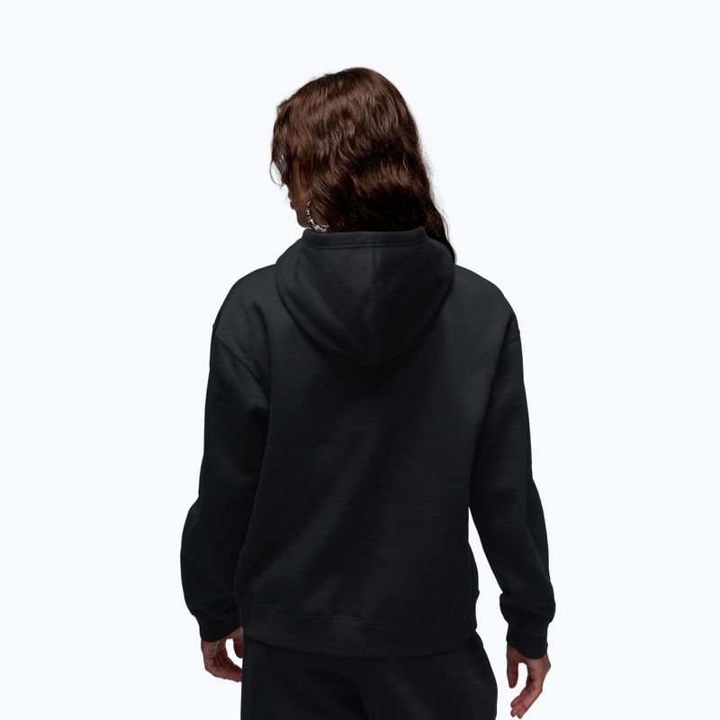 Felpa donna Jordan Brooklyn Fleece Hoodie black/white 3
