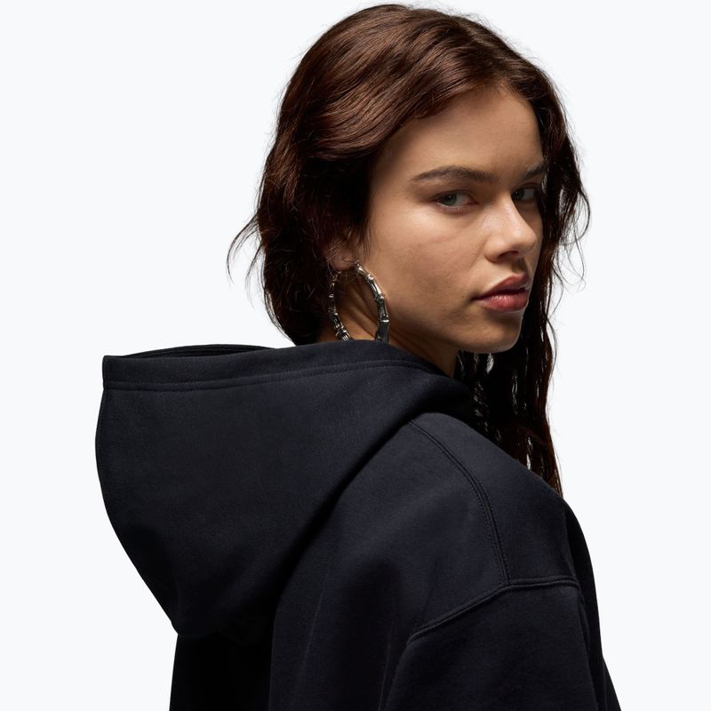 Felpa donna Jordan Brooklyn Fleece Hoodie black/white 5
