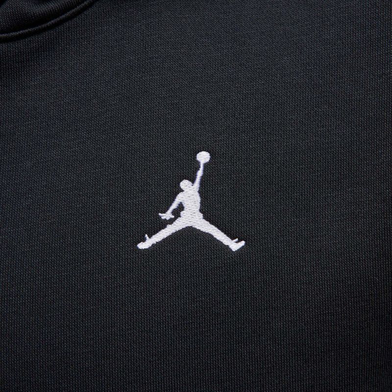 Felpa da donna Nike Jordan Brooklyn Fleece Hoodie black/white 6
