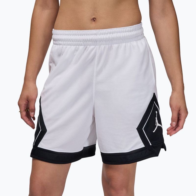Pantaloncini da basket da donna Nike Jordan Sport Diamond 4" white/black/black/white 3