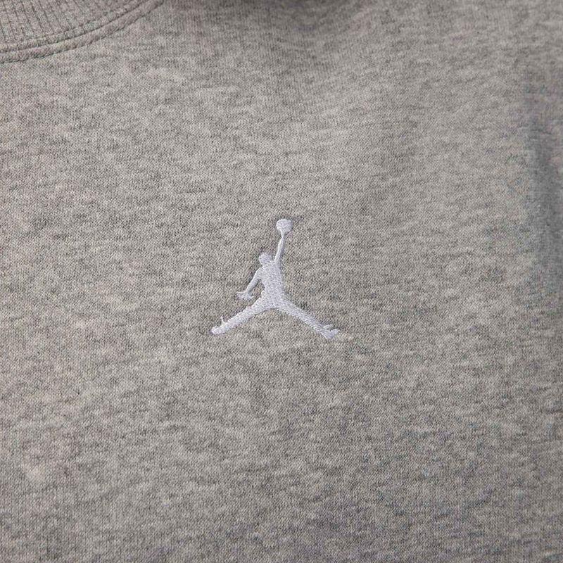 Felpa donna Jordan Brooklyn Fleece dark grey heather/white 5
