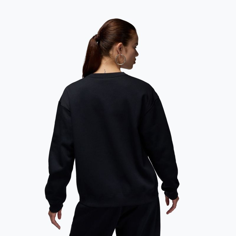 Felpa donna Jordan Brooklyn Fleece black/white 3