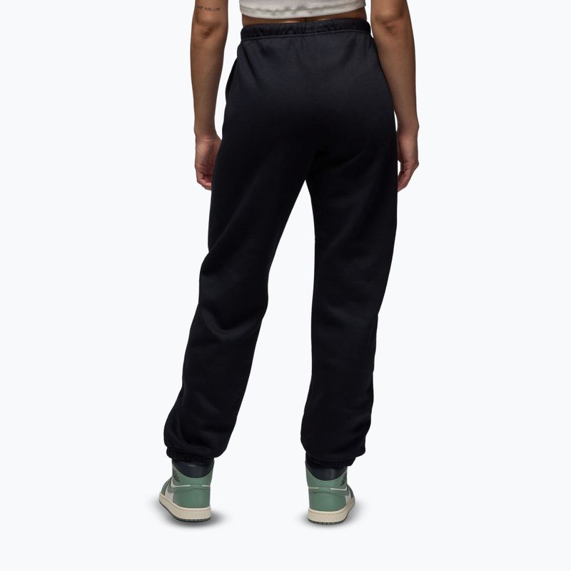 Pantaloni da donna Nike Jordan Brooklyn Fleece black/white 3